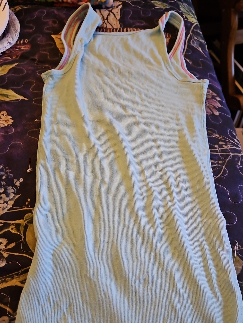 Aeropostale Syretch Ribbed Tank Top S - Picture 3 of 3